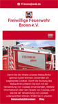 Mobile Screenshot of ffw-bronn.de